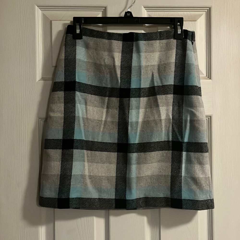Talbots plaid mini skirt
